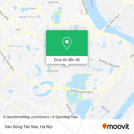 Bản đồ Sân Bóng Tân Mai
