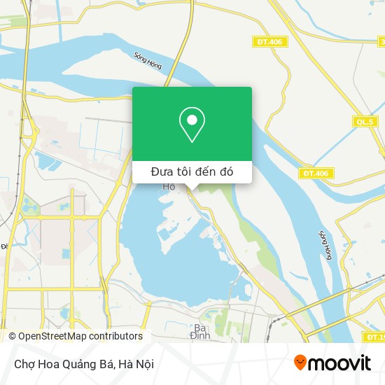 Bản đồ Chợ Hoa Quảng Bá