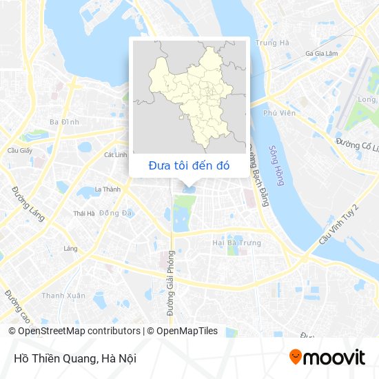 Bản đồ Hồ Thiền Quang