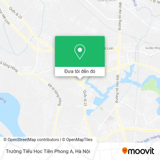 Bản đồ Trường Tiểu Học Tiền Phong A