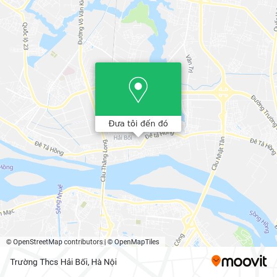 Bản đồ Trường Thcs Hải Bối