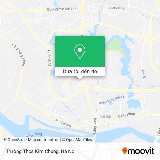 Bản đồ Trường Thcs Kim Chung