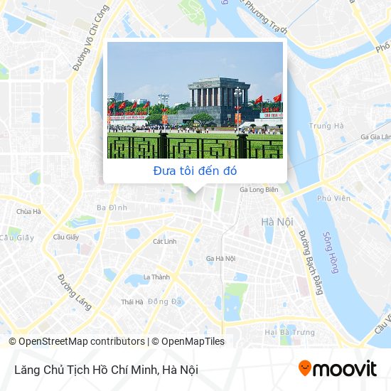 Bản đồ Lăng Chủ Tịch Hồ Chí Minh