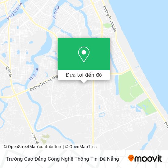 Bản đồ Trường Cao Đẳng Công Nghệ Thông Tin