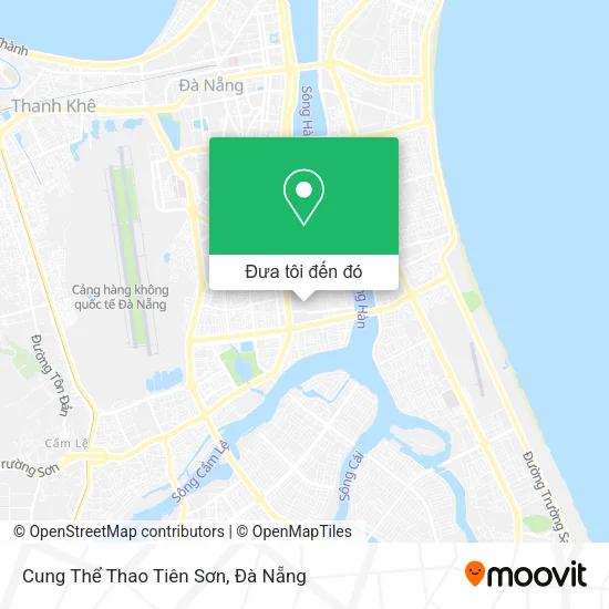 Bản đồ Cung Thể Thao Tiên Sơn