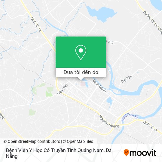 Bản đồ Bệnh Viện Y Học Cổ Truyền Tỉnh Quảng Nam