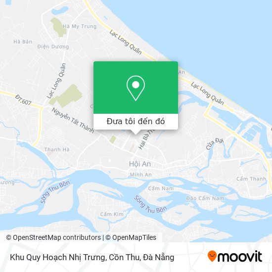 Bản đồ Khu Quy Hoạch Nhị Trưng, Cồn Thu