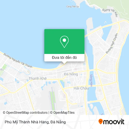 Bản đồ Phú Mỹ Thành Nhà Hàng