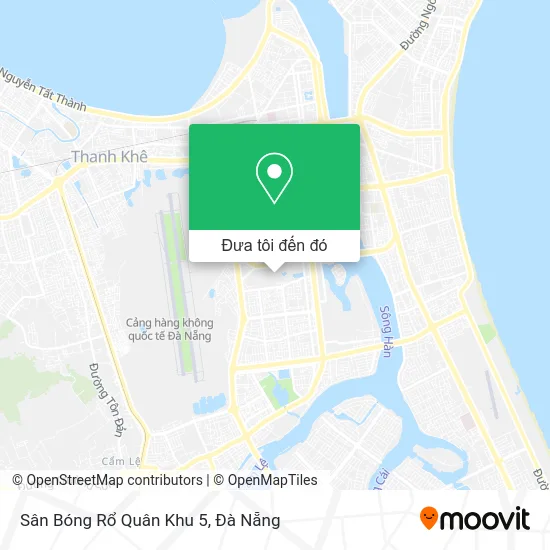 Bản đồ Sân Bóng Rổ Quân Khu 5