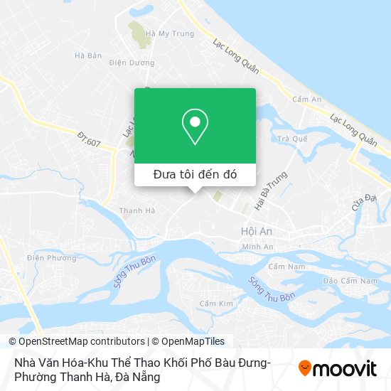 Bản đồ Nhà Văn Hóa-Khu Thể Thao Khối Phố Bàu Đưng-Phường Thanh Hà