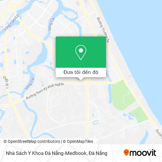 Bản đồ Nhà Sách Y Khoa Đà Nẵng-Medbook