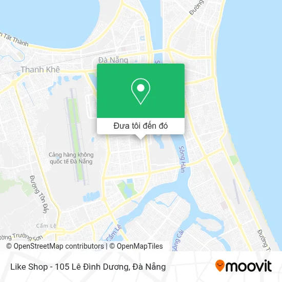 Bản đồ Like Shop - 105 Lê Đình Dương