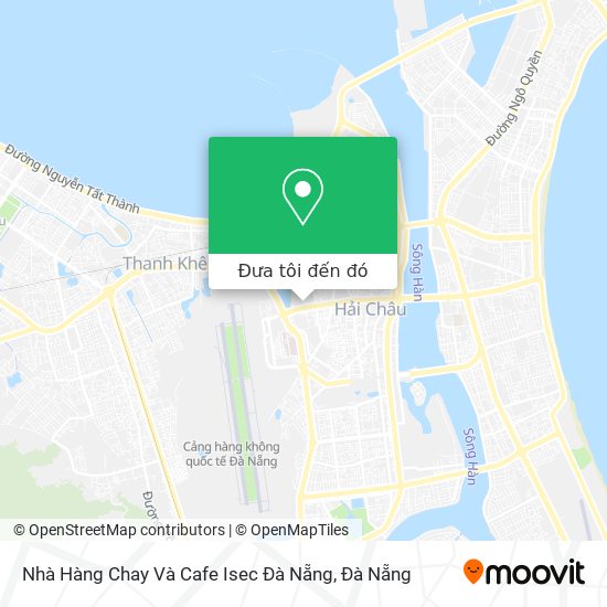 Bản đồ Nhà Hàng Chay Và Cafe Isec Đà Nẵng