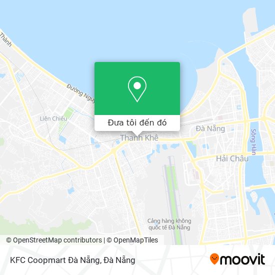 Bản đồ KFC Coopmart Đà Nẵng