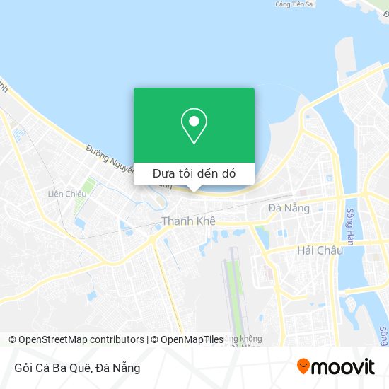 Bản đồ Gỏi Cá Ba Quê