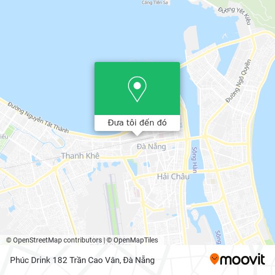 Bản đồ Phúc Drink 182 Trần Cao Vân