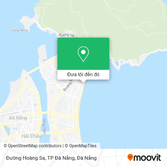 Bản đồ Đường Hoàng Sa, TP Đà Nẵng