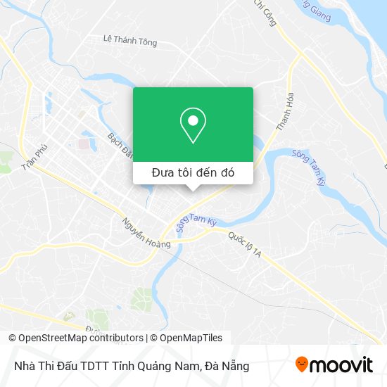 Bản đồ Nhà Thi Đấu TDTT Tỉnh Quảng Nam