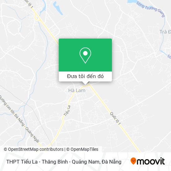 Bản đồ THPT Tiểu La - Thăng Bình - Quảng Nam