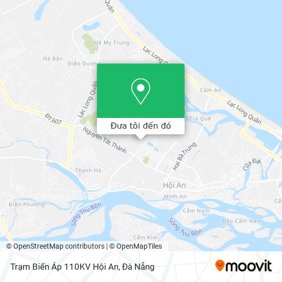 Bản đồ Trạm Biến Áp 110KV Hội An