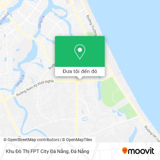 Bản đồ Khu Đô Thị FPT City Đà Nẵng
