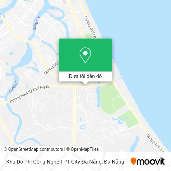 Bản đồ Khu Đô Thị Công Nghệ FPT City Đà Nẵng