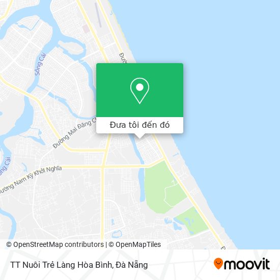 Bản đồ TT Nuôi Trẻ Làng Hòa Bình