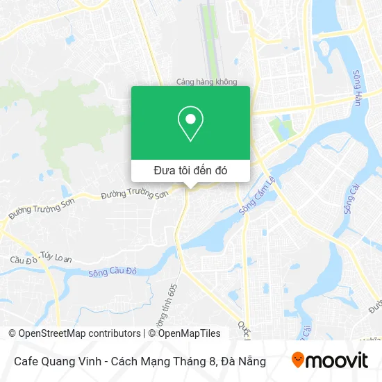 Bản đồ Cafe Quang Vinh - Cách Mạng Tháng 8