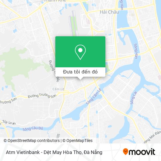 Bản đồ Atm Vietinbank - Dệt May Hòa Thọ