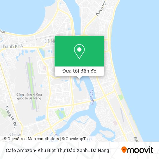 Bản đồ Cafe Amazon- Khu Biệt Thự Đảo Xanh.