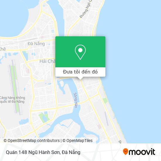 Bản đồ Quán 148 Ngũ Hành Sơn