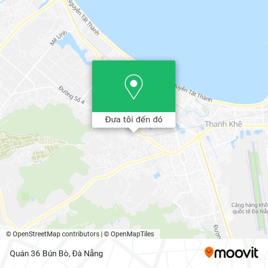 Bản đồ Quán 36 Bún Bò