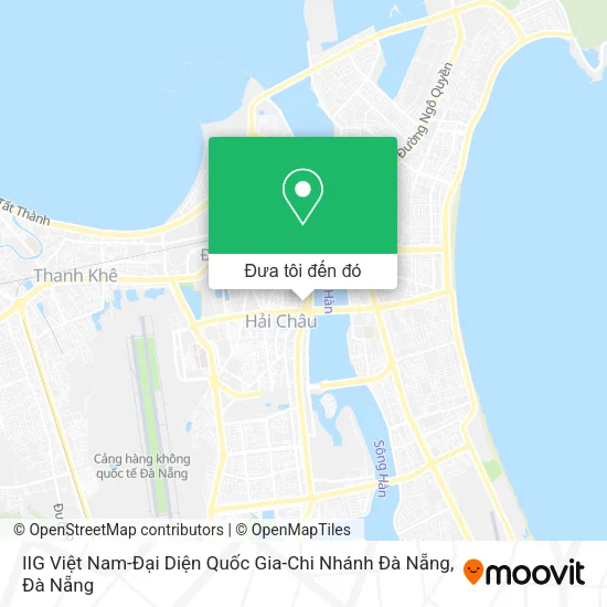 Bản đồ IIG Việt Nam-Đại Diện Quốc Gia-Chi Nhánh Đà Nẵng