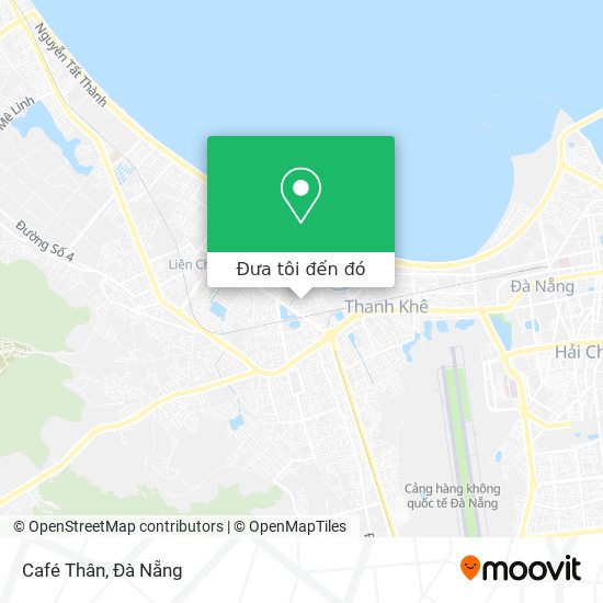 Bản đồ Café Thân