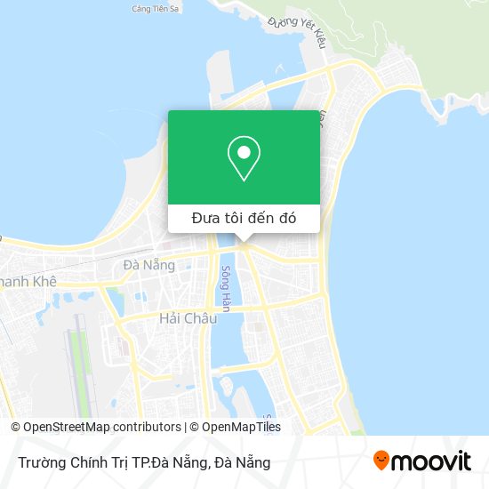 Bản đồ Trường Chính Trị TP.Đà Nẵng
