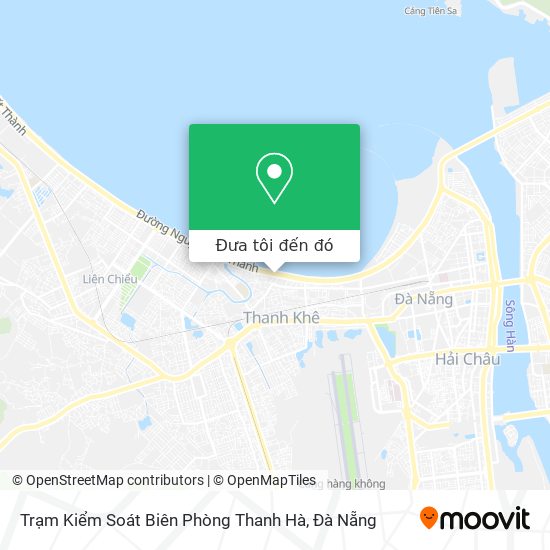 Bản đồ Trạm Kiểm Soát Biên Phòng Thanh Hà