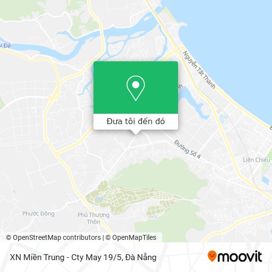 Bản đồ XN Miền Trung - Cty May 19/5