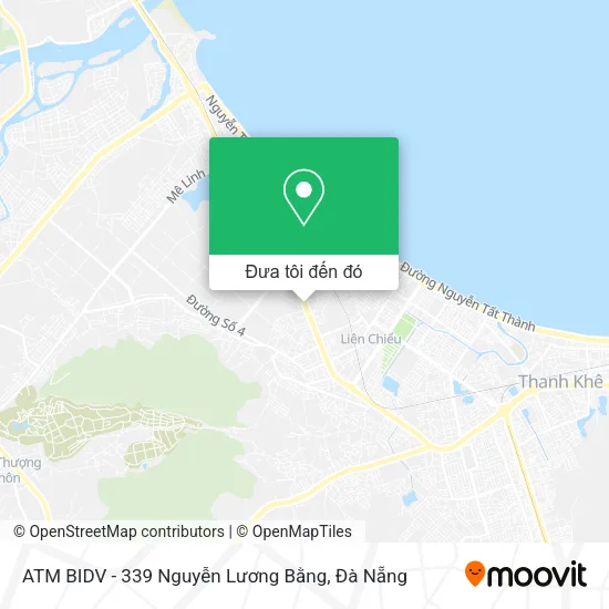 Bản đồ ATM BIDV - 339 Nguyễn Lương Bằng