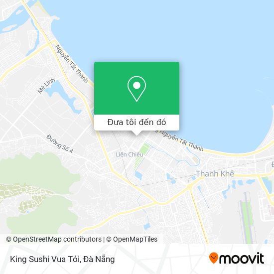 Bản đồ King Sushi Vua Tỏi