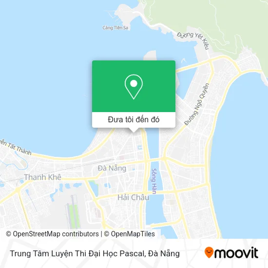 Bản đồ Trung Tâm Luyện Thi Đại Học Pascal