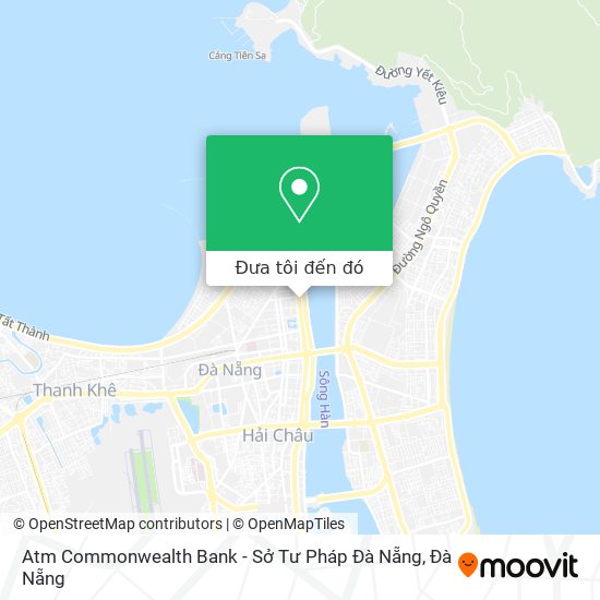 Bản đồ Atm Commonwealth Bank - Sở Tư Pháp Đà Nẵng