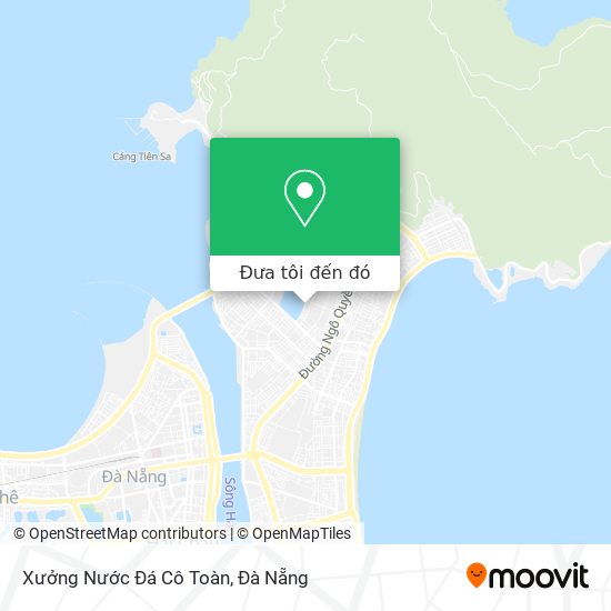 Bản đồ Xưởng Nước Đá Cô Toàn
