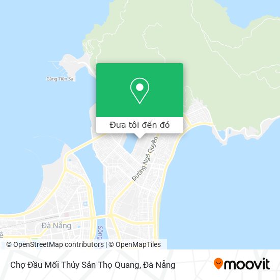 Bản đồ Chợ Đầu Mối Thủy Sản Thọ Quang