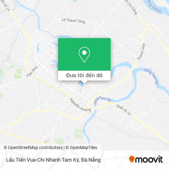 Bản đồ Lẩu Tiến Vua-Chi Nhánh Tam Kỳ