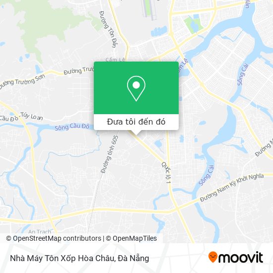 Bản đồ Nhà Máy Tôn Xốp Hòa Châu