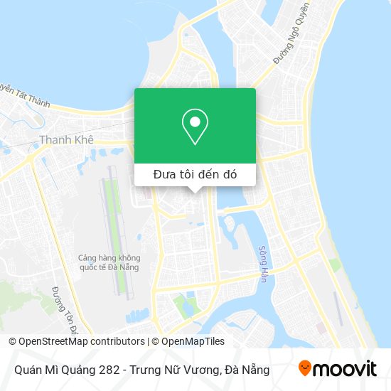 Bản đồ Quán Mì Quảng 282 - Trưng Nữ Vương