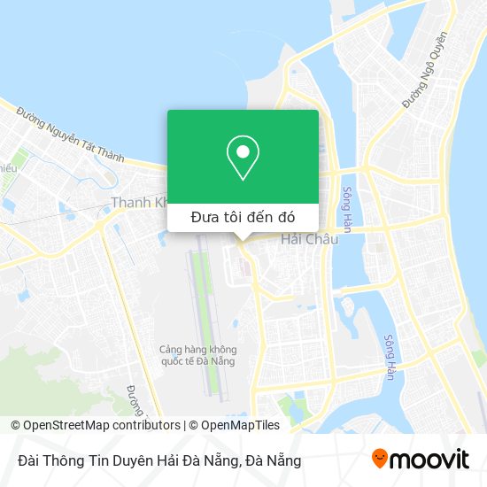 Bản đồ Đài Thông Tin Duyên Hải Đà Nẵng