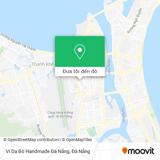 Bản đồ Ví Da Bò Handmade Đà Nẵng