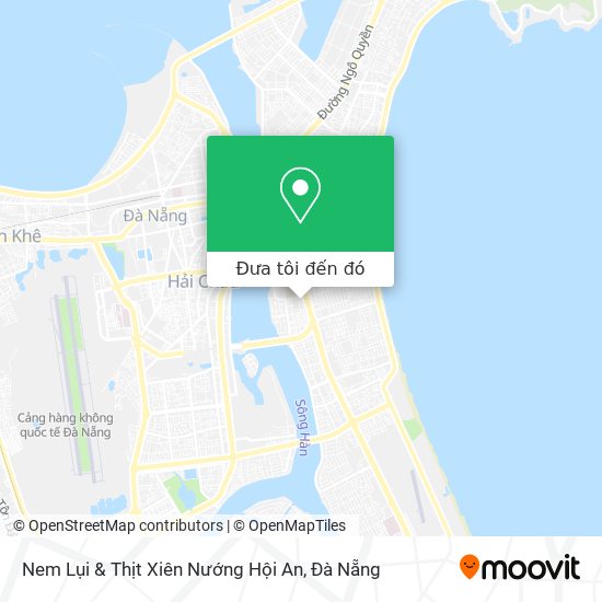 Bản đồ Nem Lụi & Thịt Xiên Nướng Hội An