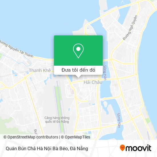 Bản đồ Quán Bún Chả Hà Nội Bà Béo